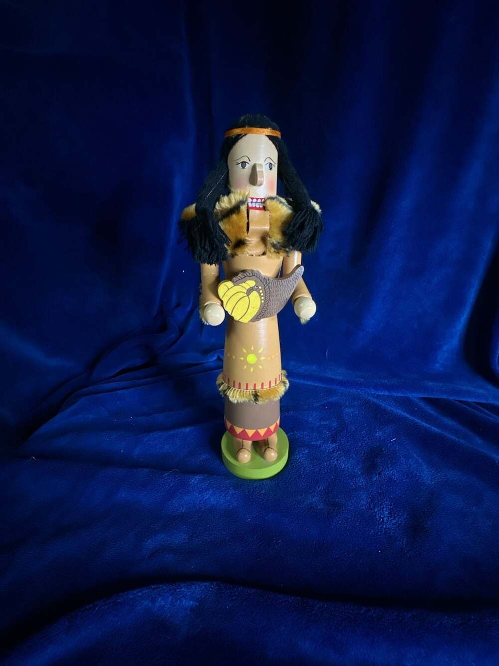 Vintage Thanksgiving Native American Nutcracker Figurine
